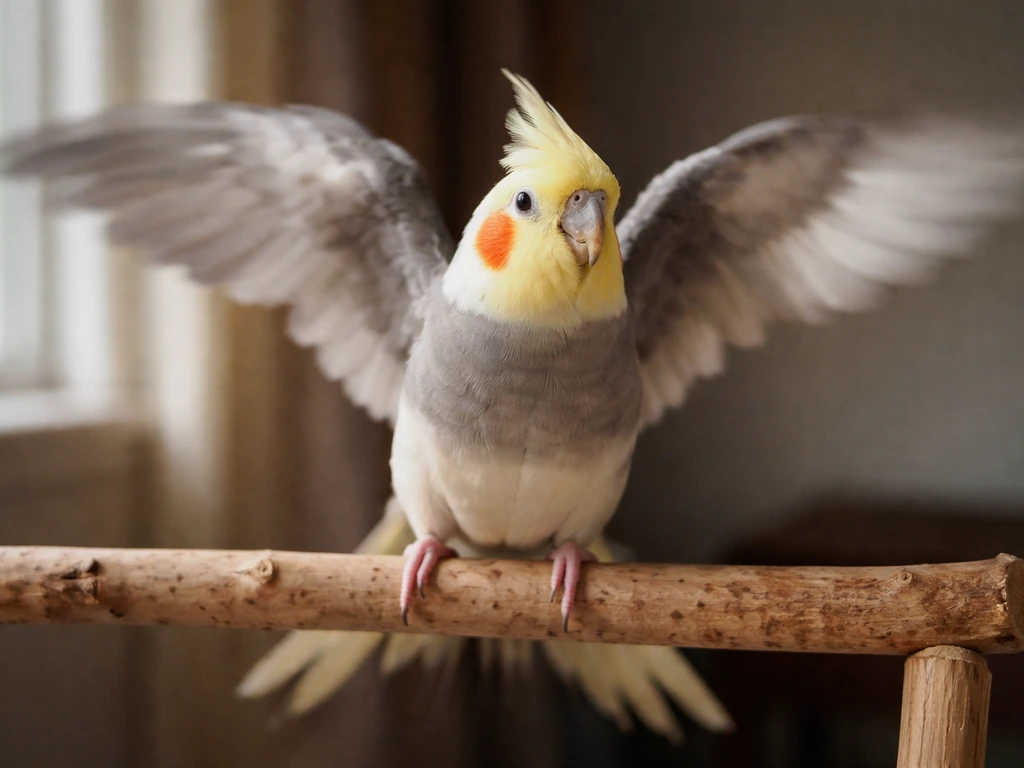 Why Does My Bird Flap Her Wings in Place? Causes and What to Do